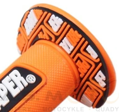 MANETKI KIEROWNICY CL-009 GUMOWE POMARAŃCZOWE GRIPY CROSS KTM ASIX (1).jpg