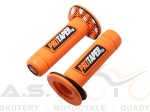 MANETKI KIEROWNICY CL-009 GUMOWE POMARAŃCZOWE GRIPY CROSS KTM ASIX (2).jpg