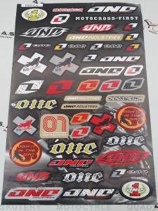 Naklejki One, MOTOCROSS duży arkusz z naklejkami 