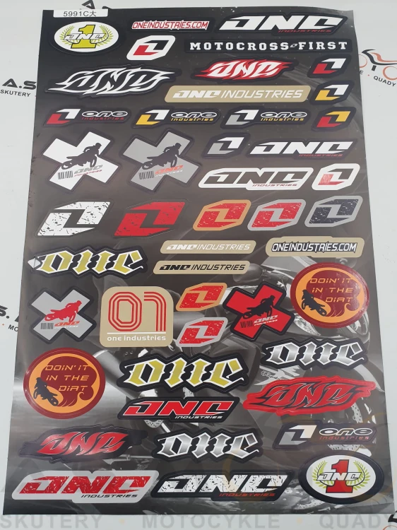 Naklejka motocross, one, (1).jpg