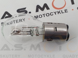 Żarówka reflektora lampy przód 12V 35/35W BA20D skuter, quad, motorower