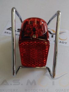 Lampka tył /błotnik rowerowa + osłona LED na baterie