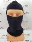 Kominiarka pod kask motocyklowa czarna bawełniana 