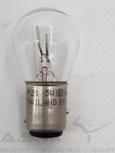 Żarówka światła STOP dwuwłóknowa 12V 21/5W  HELLA