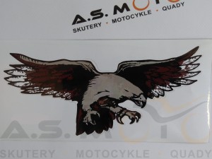 NAKLEJKA ORZEŁ SREBRNY