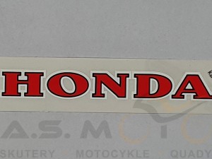 Naklejka Honda czerwona 