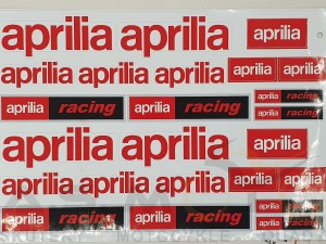 Naklejka Aprilia, naklejki różne warianty 