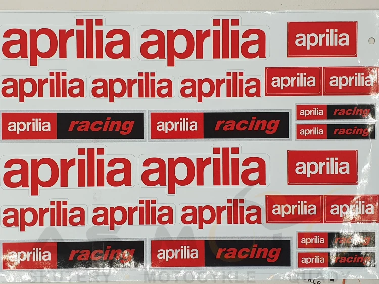 naklejka aprilia czerwona, naklejki.jpg