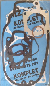 Komplet uszczelek silnika MZ ETZ 250, 251 klingeryt