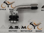 Zawór wentyl gliza kąt 90 chrom motocykl skuter quad