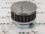 Filtr powietrza stożkowy 38mm chrom uniwersalny