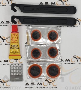 Łatki zestaw naprawczy do dętek i basenów z łyżką do zmiany opony