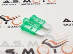Bezpiecznik 30A 32V zielony uniwersalny