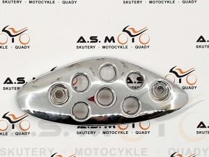 Osłona podnóżka prawa chrom Motobi żbik Zipp Rally