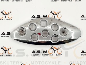 Osłona podnóżka lewa chrom Motobi żbik Zipp Rally 
