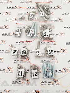 Komplet śrub i nakrętek na cały motorower Motorynka