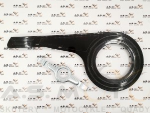 Osłona łańcucha rowerowego z mocowaniem, do mechanizmu 48 zębów