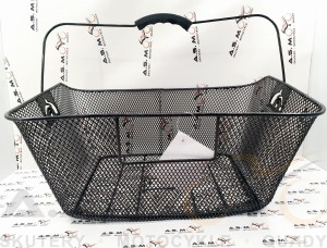 Koszyk rowerowy bagażowy siatkowy tył 