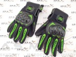 Rękawice dziecięce Cross Quad Off-Road czarno zielone rozmiar-XL
