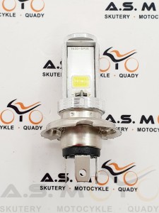 Żarówka led H4 12V Quad Cross Motocykl Motorower Skuter