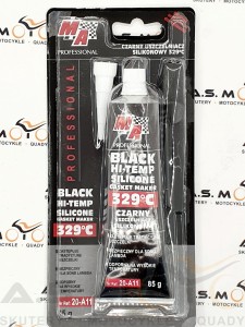 Silikon wysokotemperaturowy 329 stopni czarny 85g 