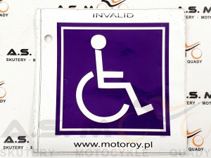 Naklejka inwalida