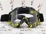 Gogle motocyklowe Cross Quad czarno zielone