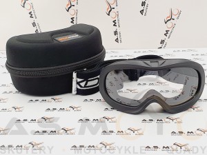 Gogle motocyklowe do kasków dziecięcych Quad Cross KXD Pro czarny mat