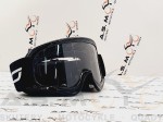 Gogle motocyklowe do kasków dziecięcych Quad Cross KXD Pro czarny połysk