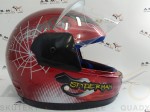 Kask szczękowy DZIECIĘCY SPIDERMAN bordowy