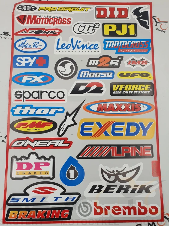 naklejki różne na skuter, quad, motocykl