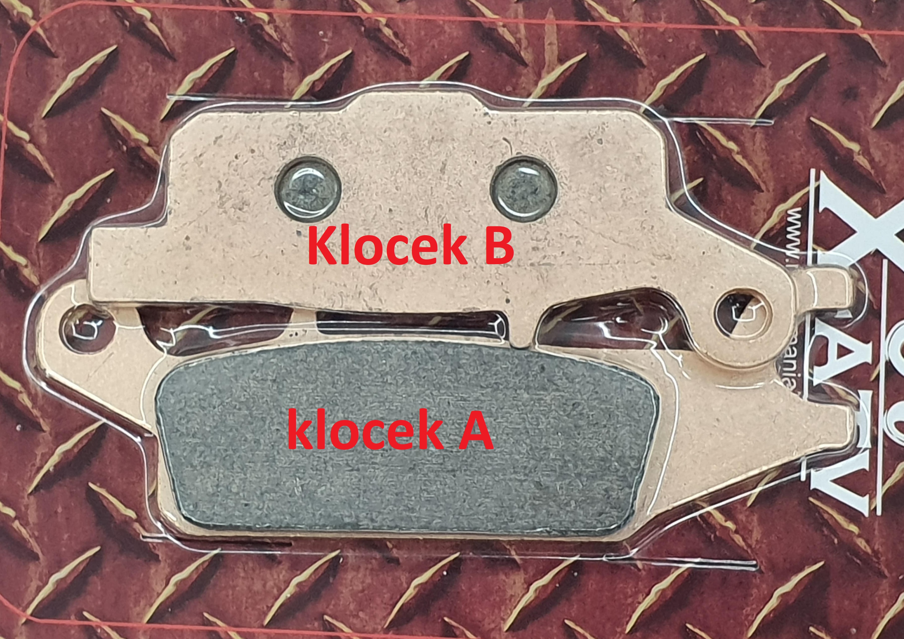 Klocki hamulcowe przód lewa strona Yamaha Grizzly 550 700