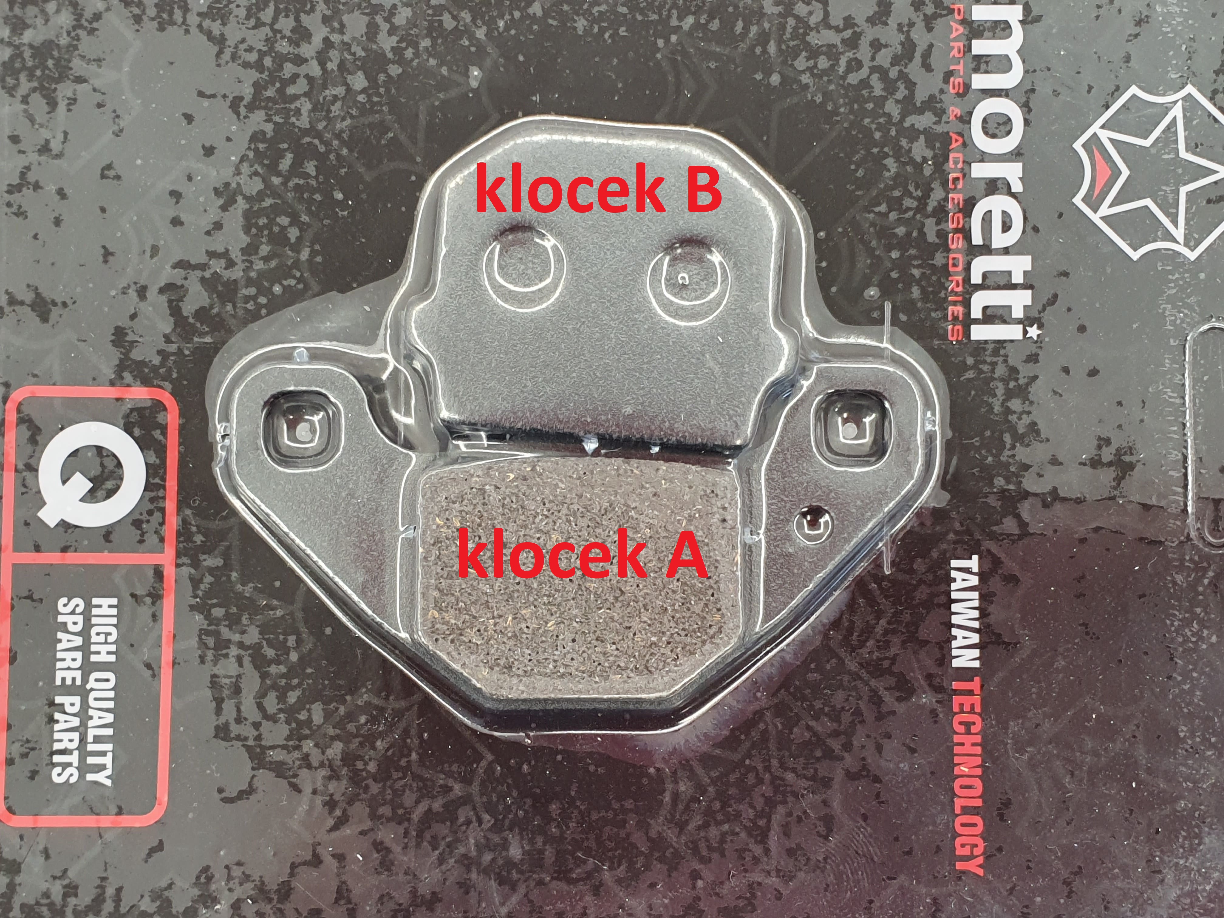 Klocki hamulcowe przednie Quad ATV 250