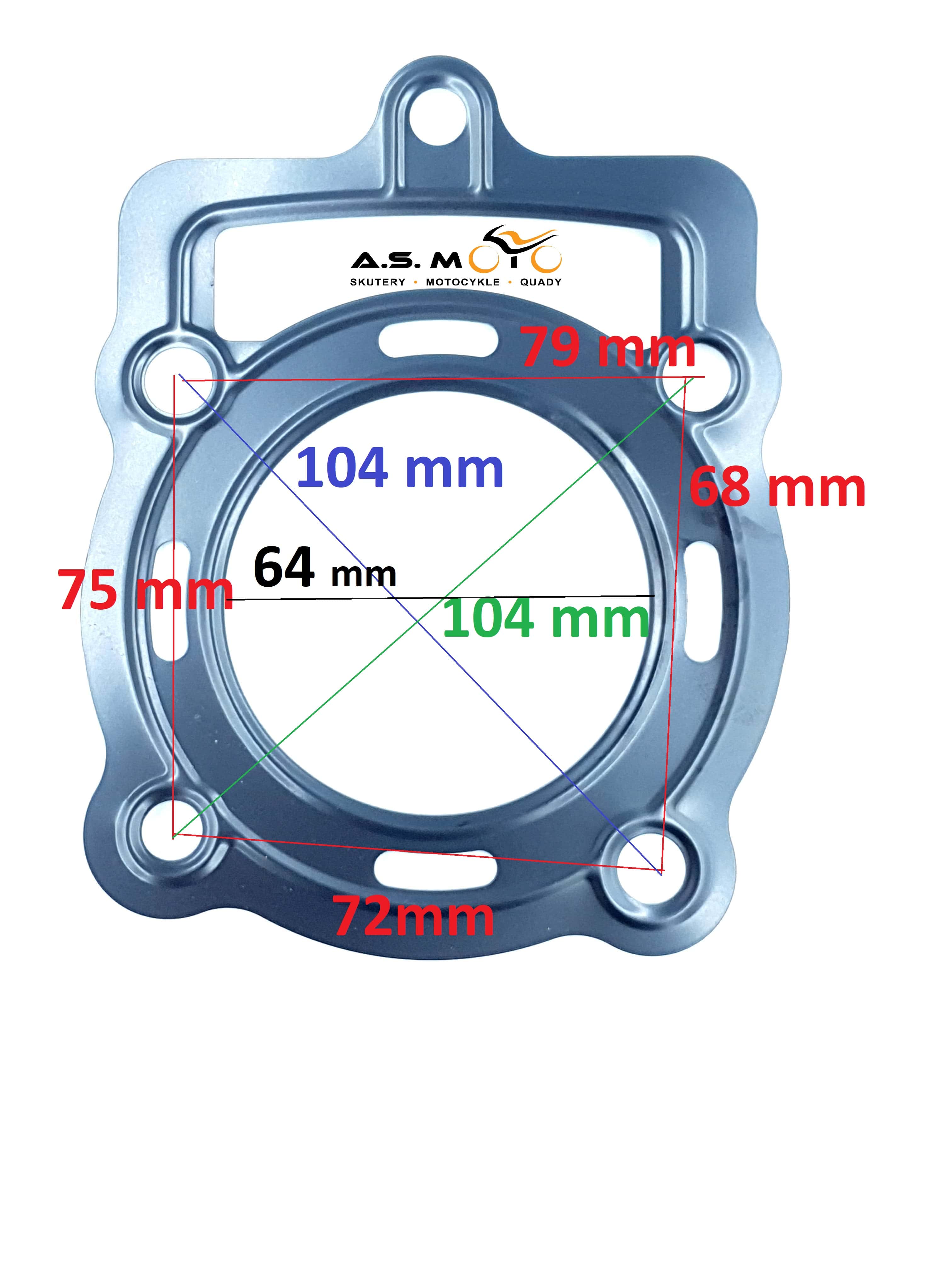 Uszczelka pod głowicę Quad ATV Bashan 200 LC