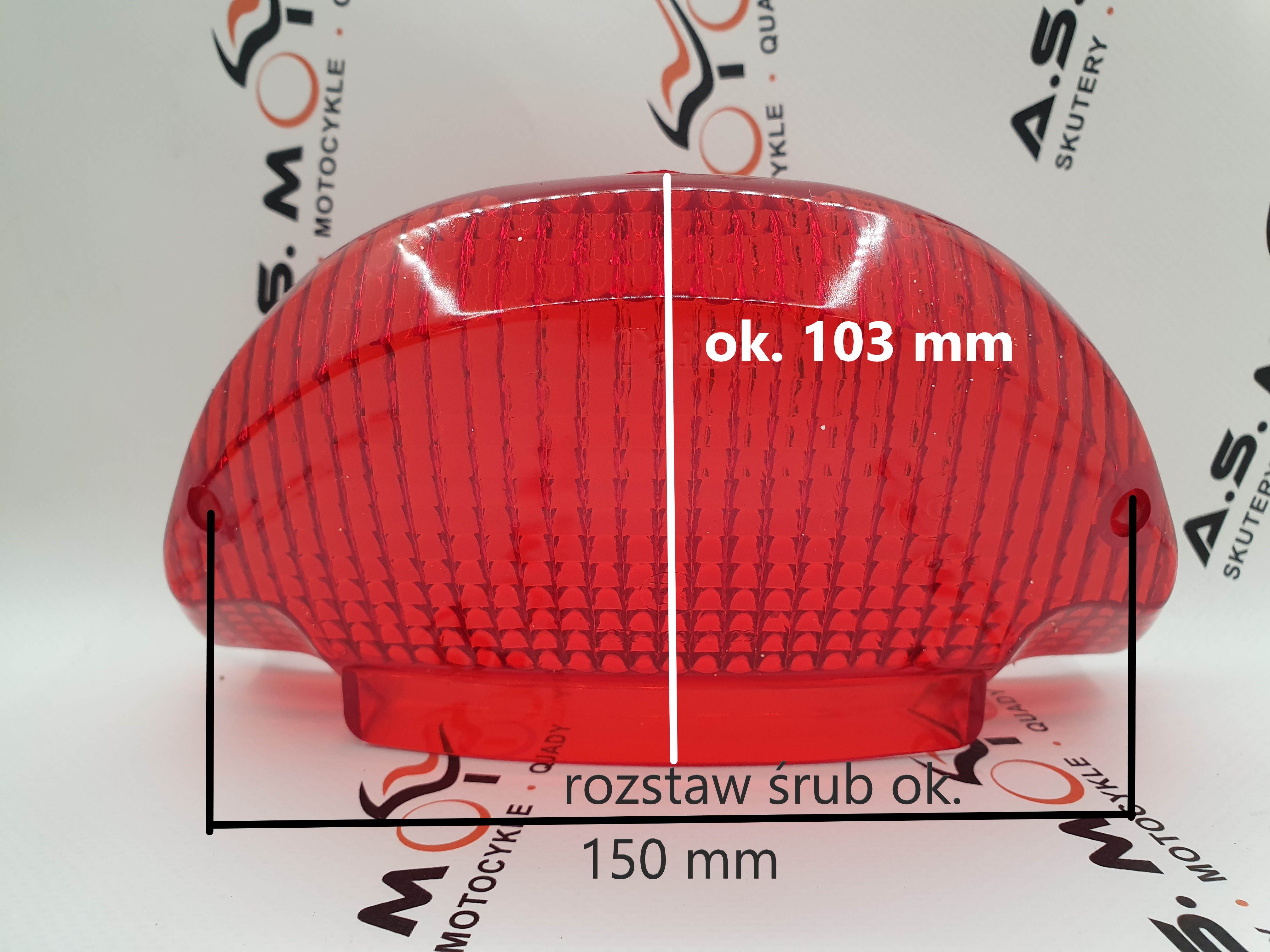 klosz lampy tył rally, żbik, triad, kingway koyot