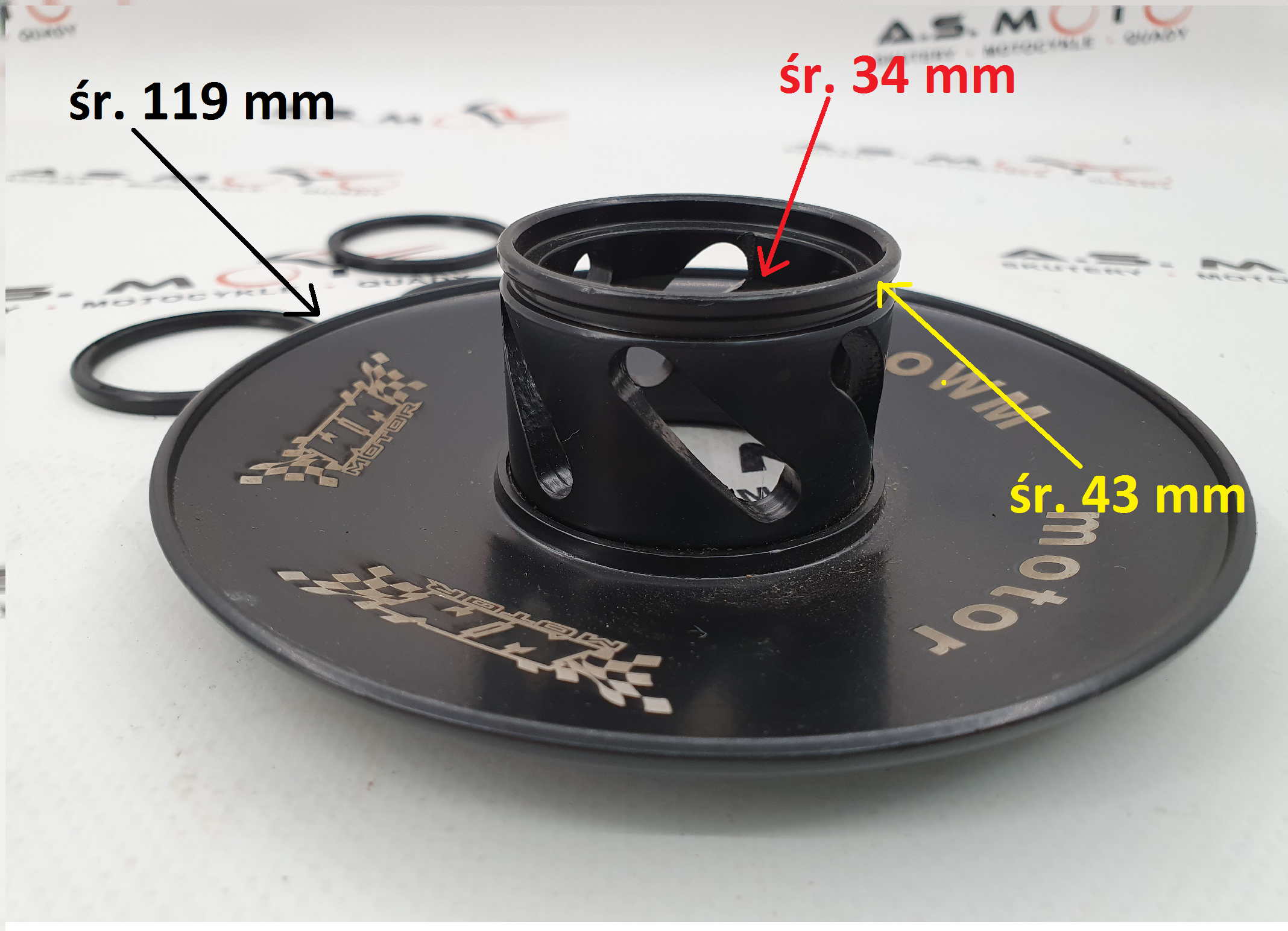 talerz momentu obrotowego sprzęgła tył tuninng GY6,4T